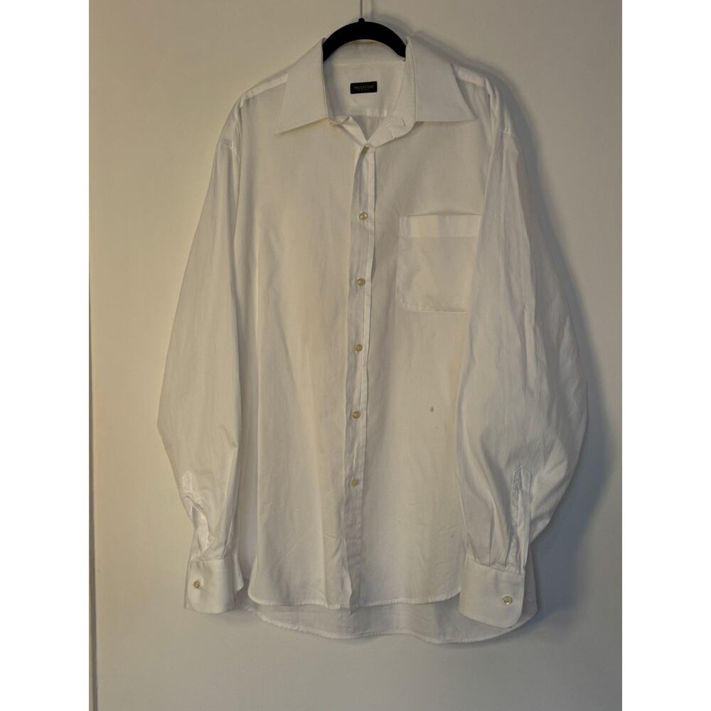 Valentino Roma Men's White Long Sleeve Shirt